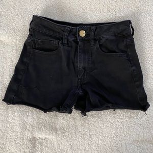 Black Hi Rise American Eagle Shortie